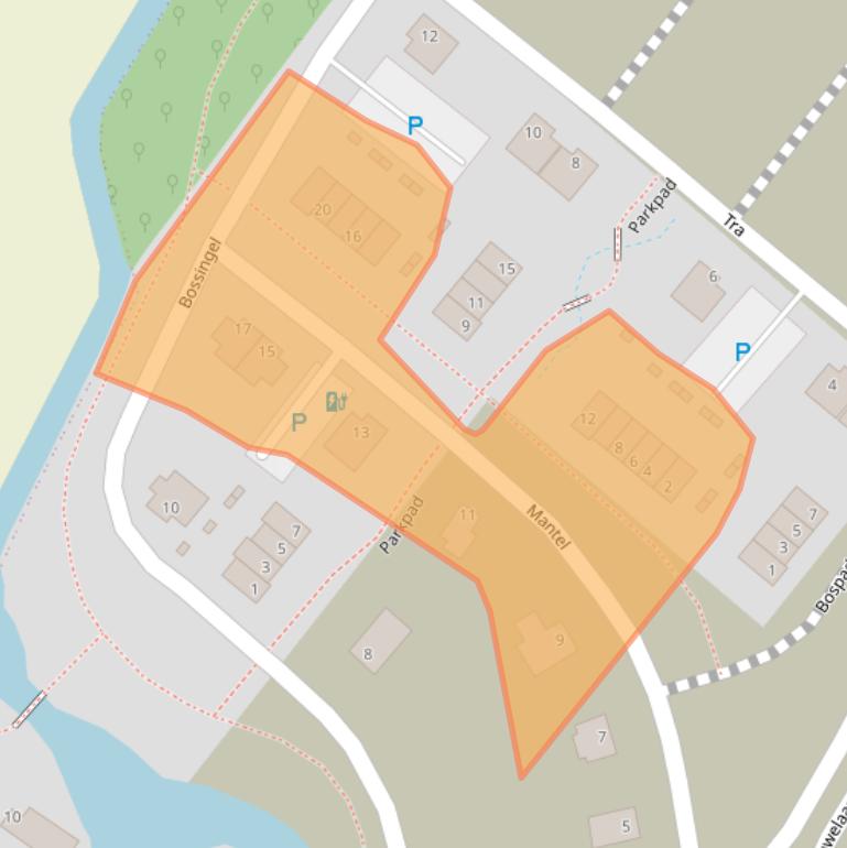 Kaart van postcodegebied 3214HR.