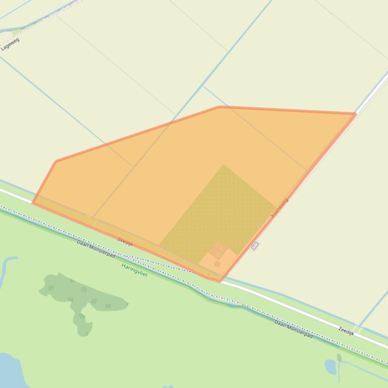 Kaart van postcodegebied 3214LG.