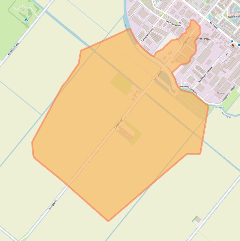 Kaart van postcodegebied 3214LJ.