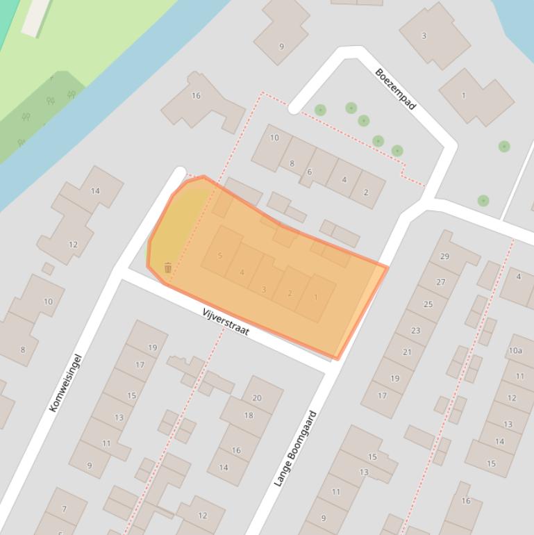 Kaart van postcodegebied 3216BB.