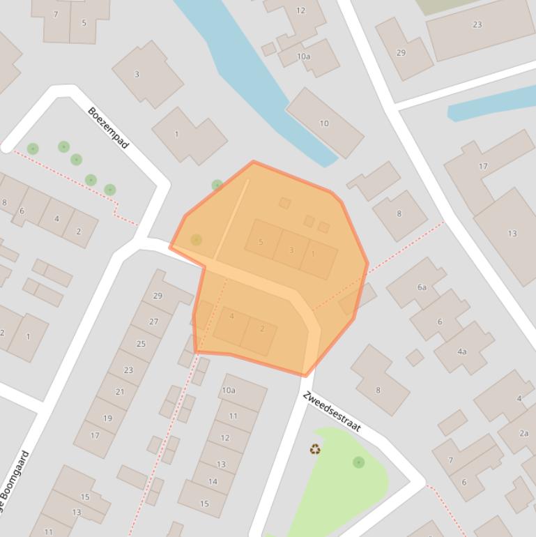 Kaart van postcodegebied 3216BG.