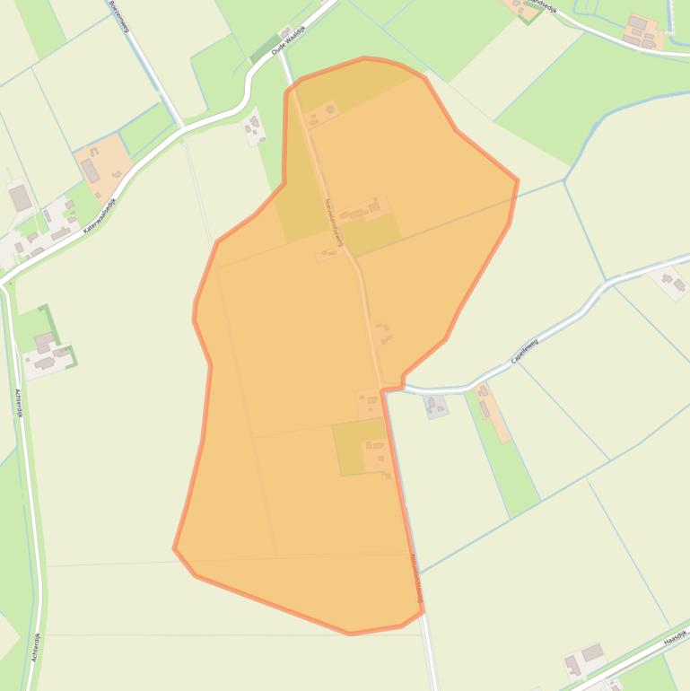 Kaart van postcodegebied 3216LJ.