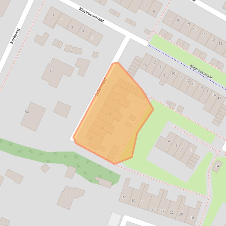 Kaart van postcodegebied 3218AL.
