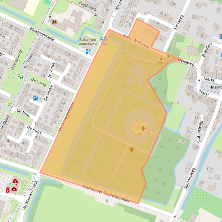 Kaart van postcodegebied 3218AZ.