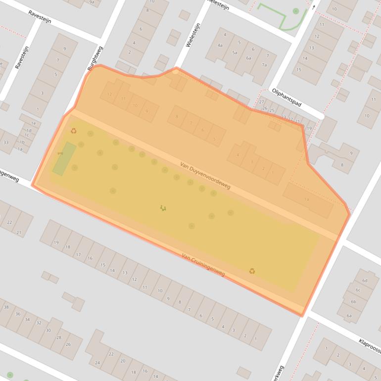 Kaart van postcodegebied 3218BD.