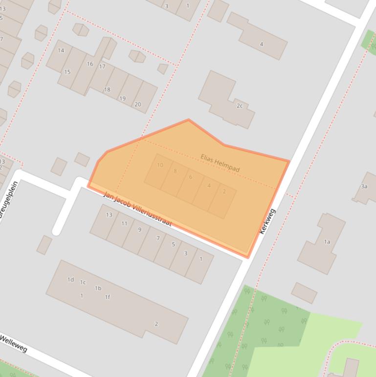 Kaart van postcodegebied 3218BK.