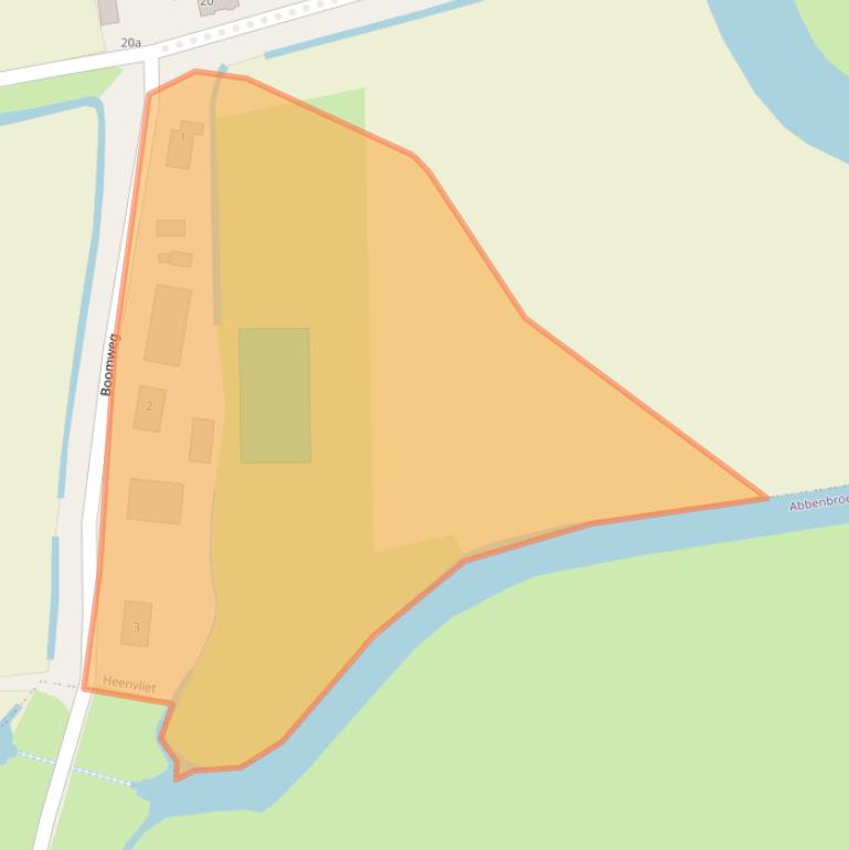 Kaart van postcodegebied 3218LA.