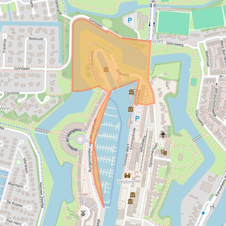 Kaart van postcodegebied 3221AE.