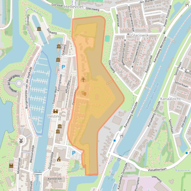 Kaart van postcodegebied 3221AP.