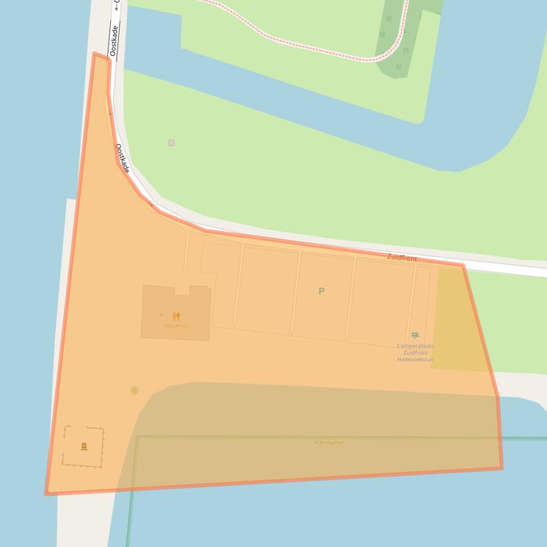 Kaart van postcodegebied 3221AZ.