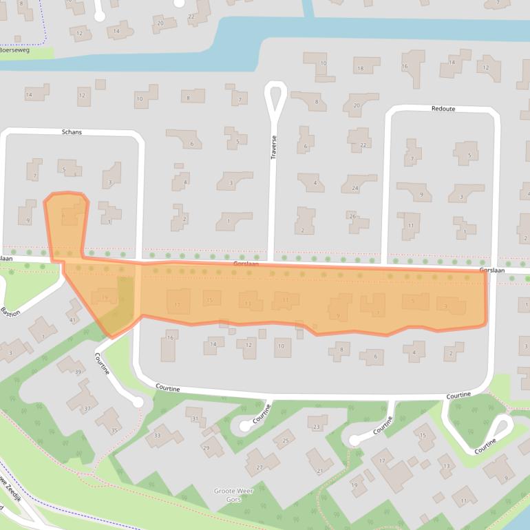 Kaart van postcodegebied 3221LD.