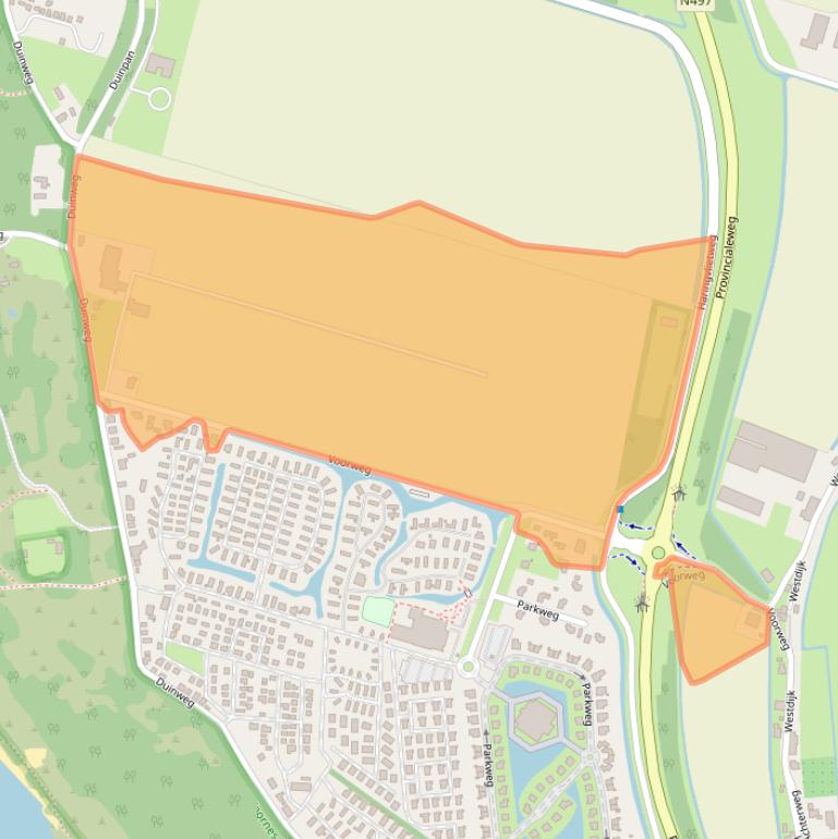 Kaart van postcodegebied 3221LH.