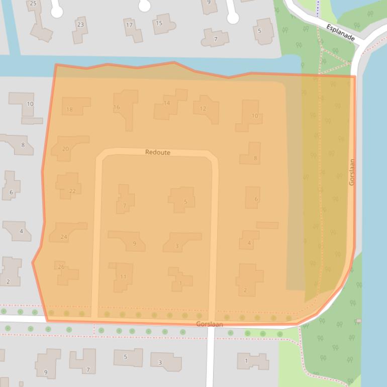 Kaart van postcodegebied 3221LM.
