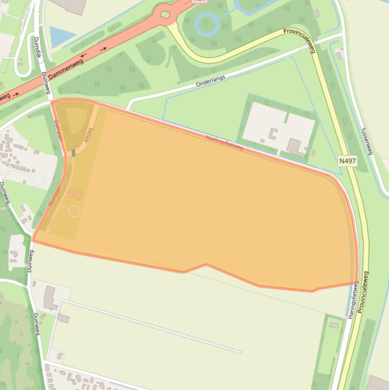 Kaart van postcodegebied 3221MA.