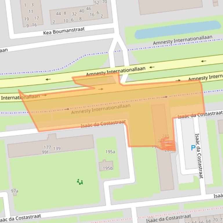 Kaart van postcodegebied 3221TG.