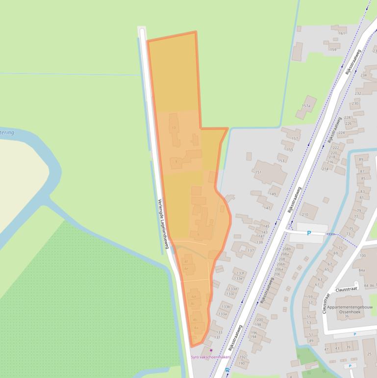 Kaart van postcodegebied 3222AL.