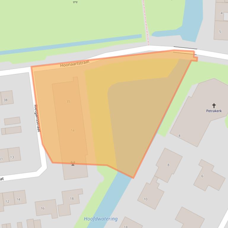 Kaart van postcodegebied 3222BK.