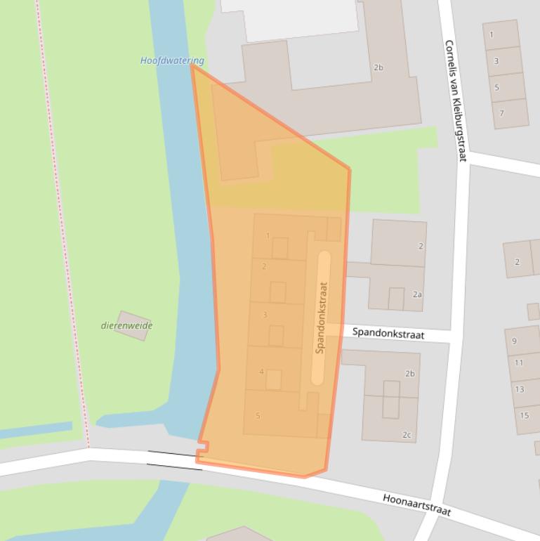 Kaart van postcodegebied 3222CV.