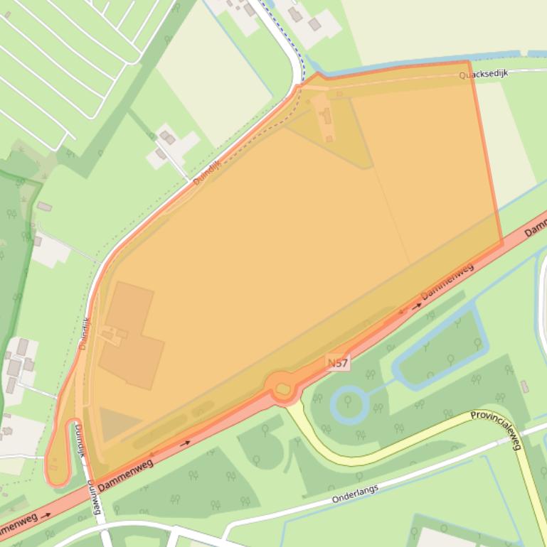 Kaart van postcodegebied 3222EB.