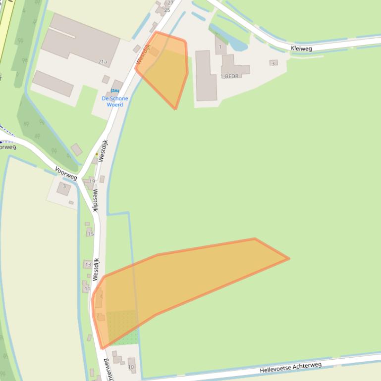 Kaart van postcodegebied 3222ES.