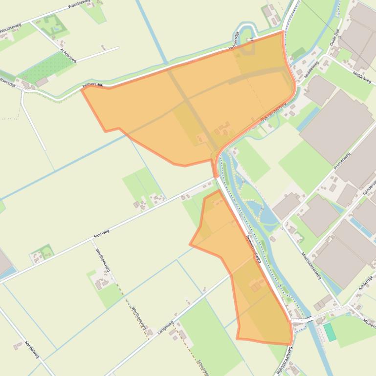 Kaart van postcodegebied 3222KG.