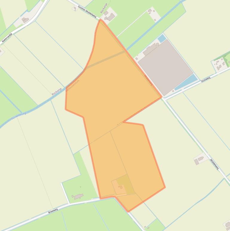 Kaart van postcodegebied 3222LC.