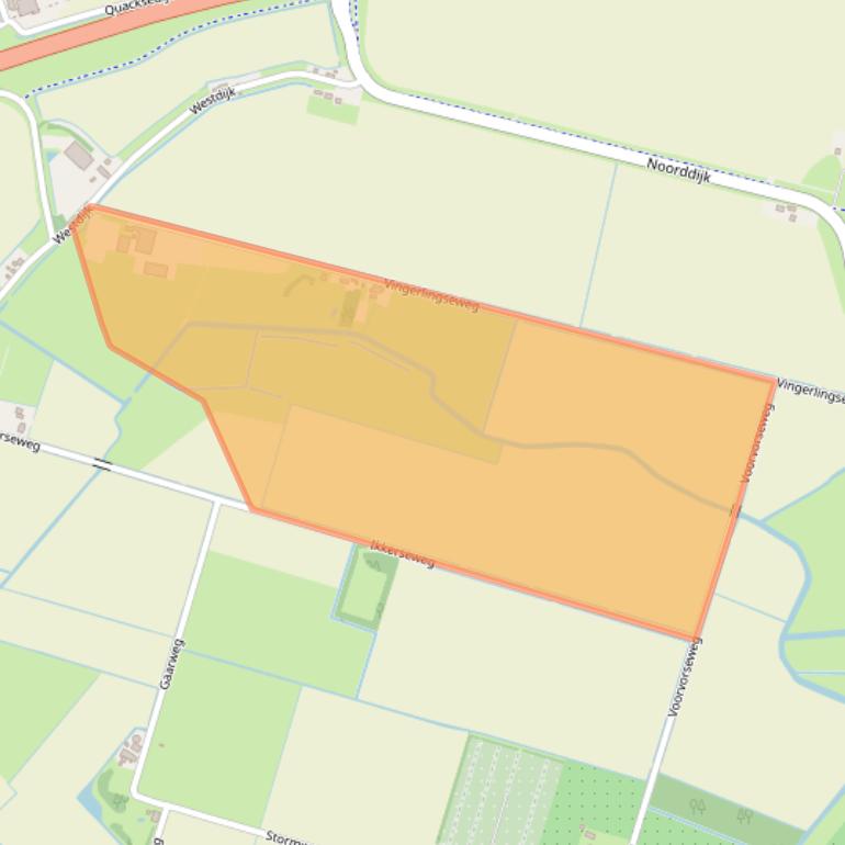 Kaart van postcodegebied 3222LK.