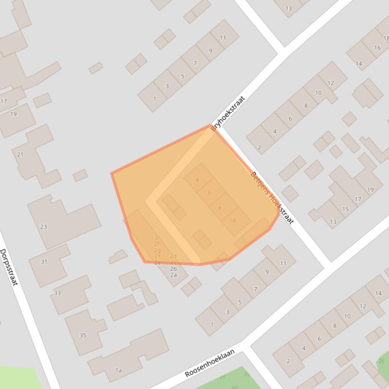 Kaart van postcodegebied 3223BB.