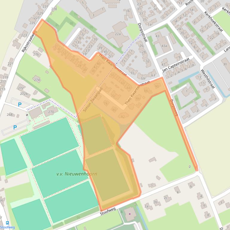 Kaart van postcodegebied 3223CG.