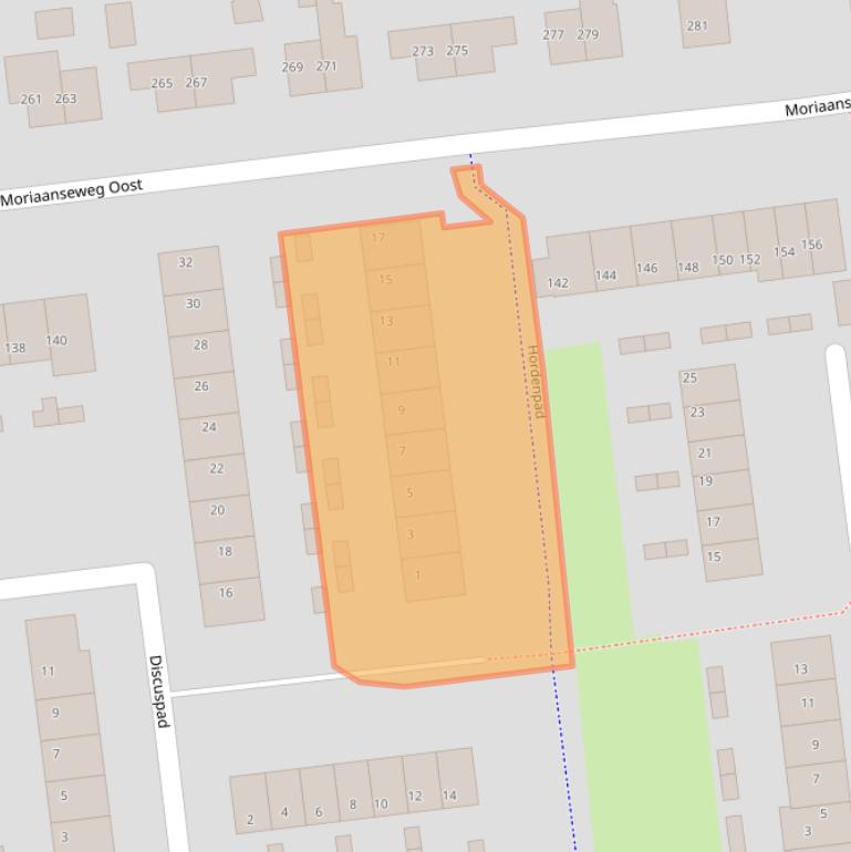 Kaart van postcodegebied 3223EJ.