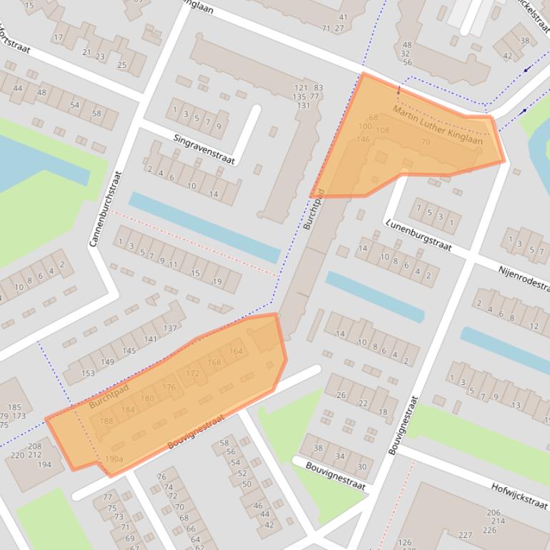 Kaart van postcodegebied 3223GP.