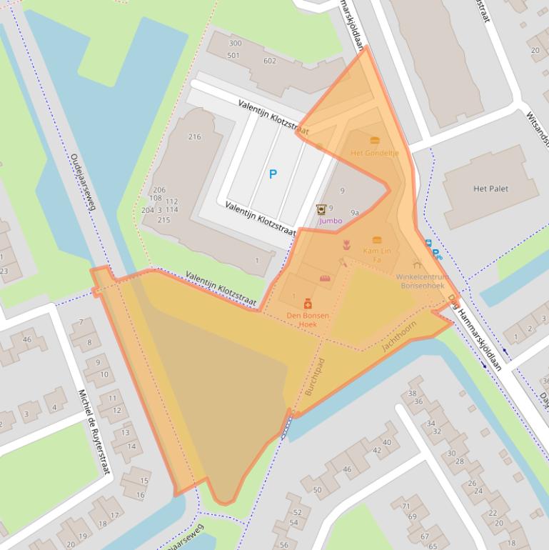 Kaart van postcodegebied 3223HA.