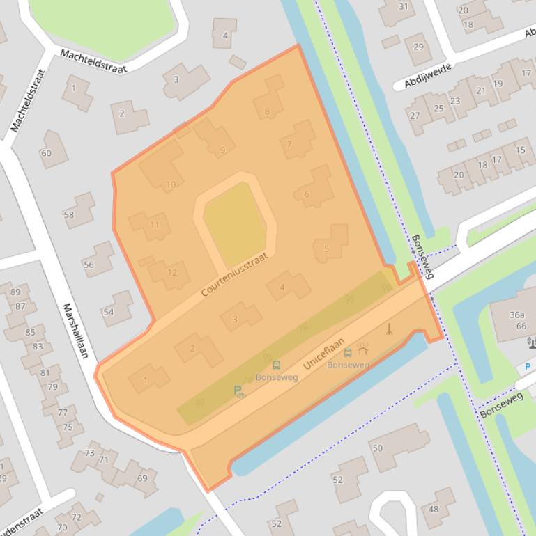 Kaart van postcodegebied 3223HD.