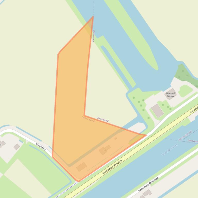 Kaart van postcodegebied 3223LH.