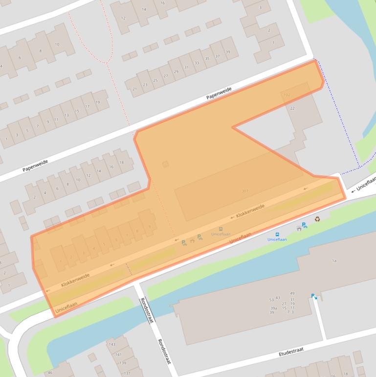 Kaart van postcodegebied 3223NA.