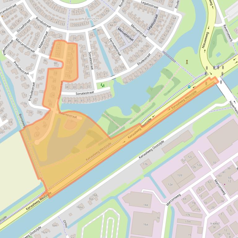 Kaart van postcodegebied 3223PH.