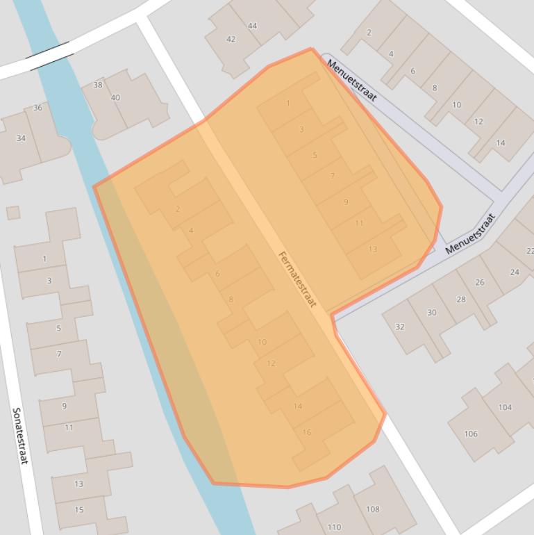 Kaart van postcodegebied 3223PK.