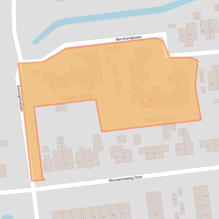 Kaart van postcodegebied 3223XC.