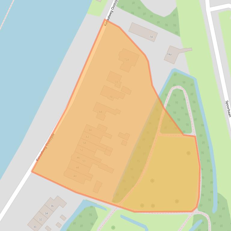 Kaart van postcodegebied 3224AB.