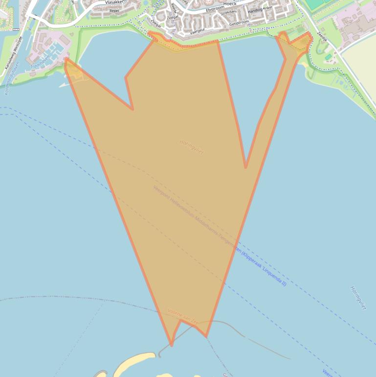 Kaart van postcodegebied 3224AN.