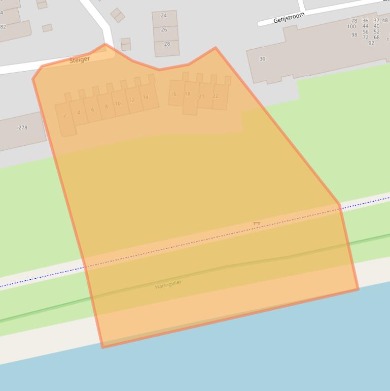 Kaart van postcodegebied 3224CP.