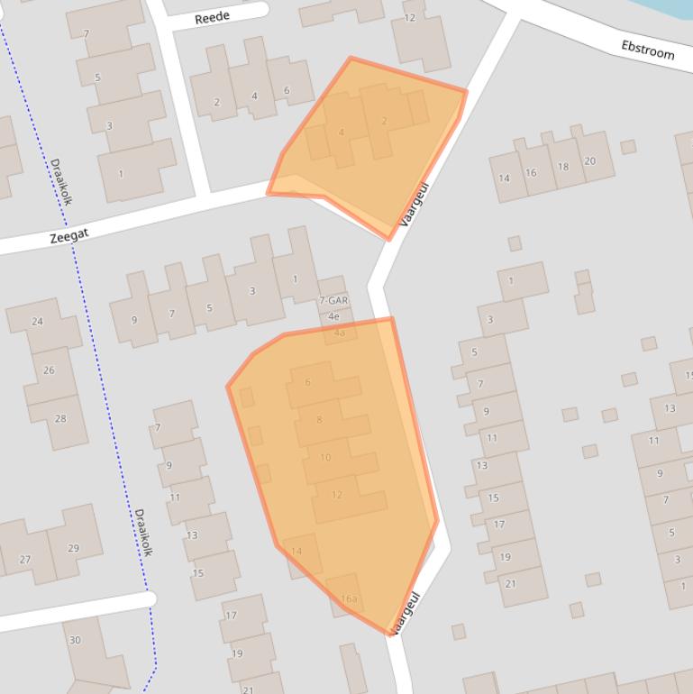 Kaart van postcodegebied 3224CT.
