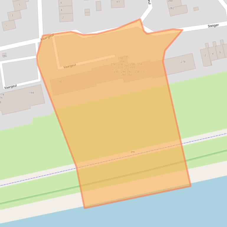 Kaart van postcodegebied 3224CX.