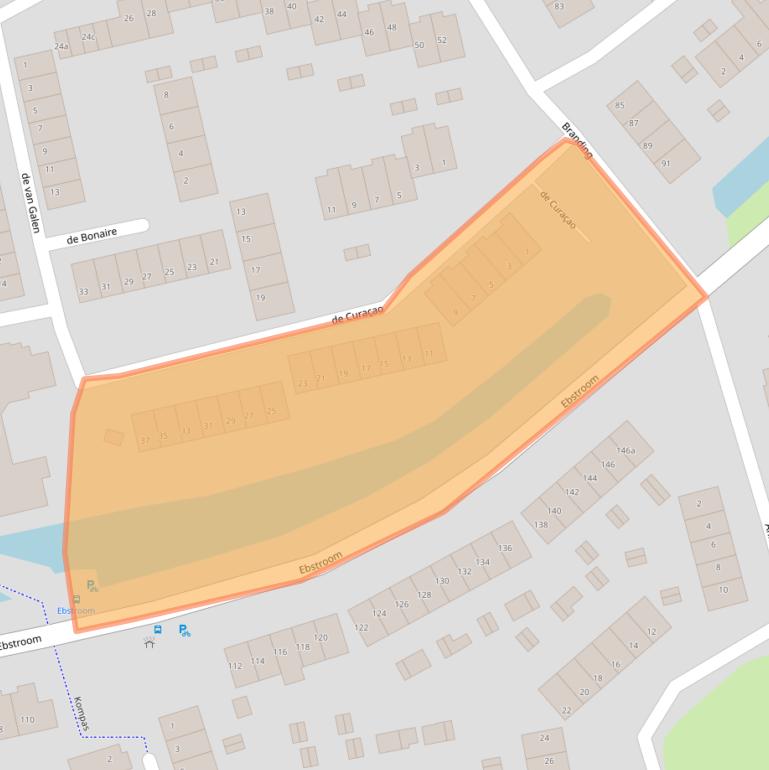Kaart van postcodegebied 3224GH.