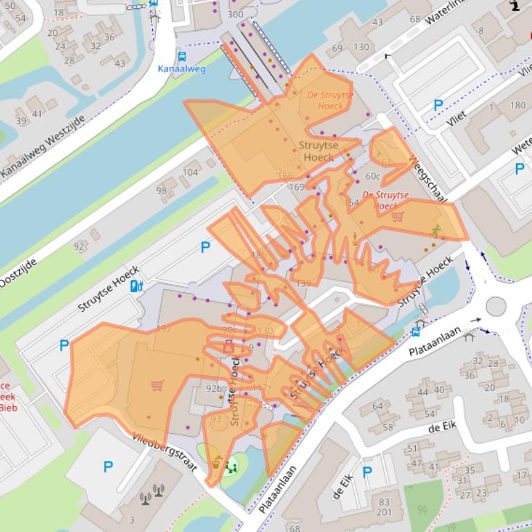 Kaart van postcodegebied 3224HA.