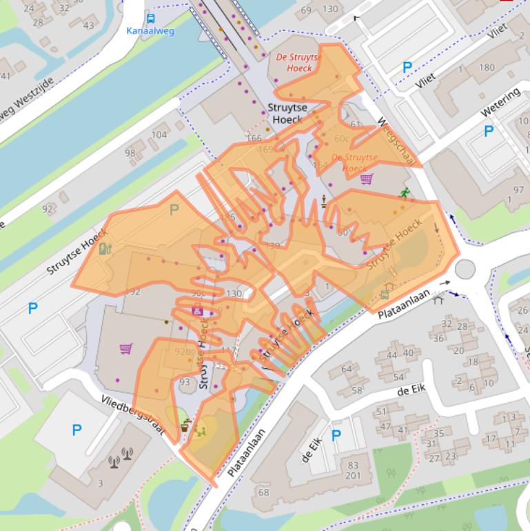 Kaart van postcodegebied 3224HB.