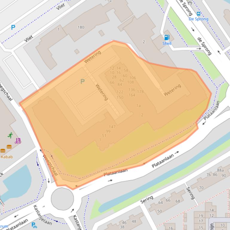 Kaart van postcodegebied 3224HD.