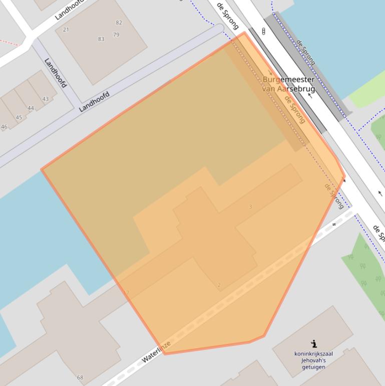 Kaart van postcodegebied 3224HG.