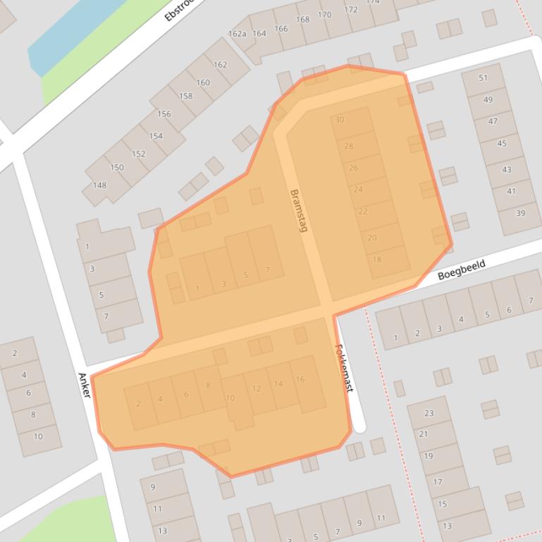 Kaart van postcodegebied 3224PD.