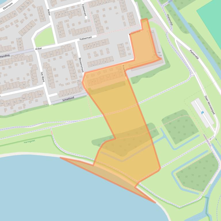 Kaart van postcodegebied 3224PL.